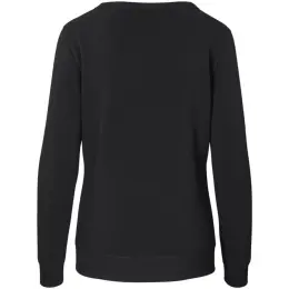 Ladies Quinn Crew Neck Sweater Black Back